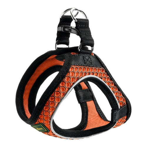 Arnés para perros Hunter Hilo-Comfort Naranja Talla S/M (48-55 cm)